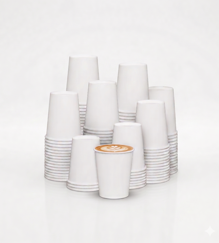White Paper Cups