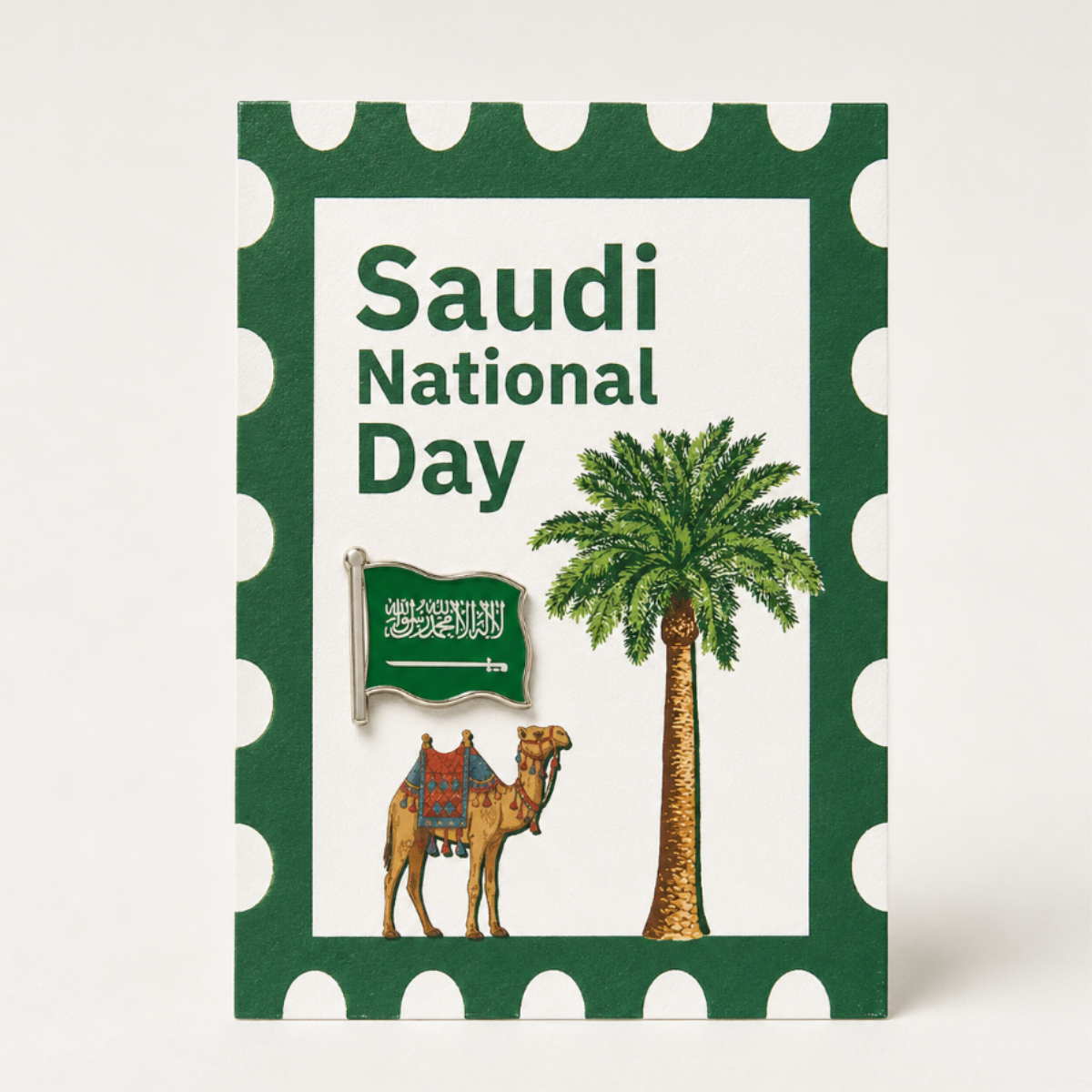 Saudi Flag Pin
