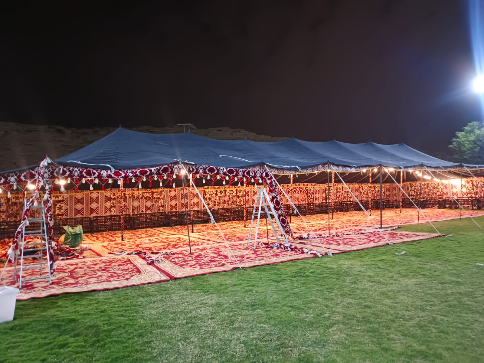 Spacious traditional tent